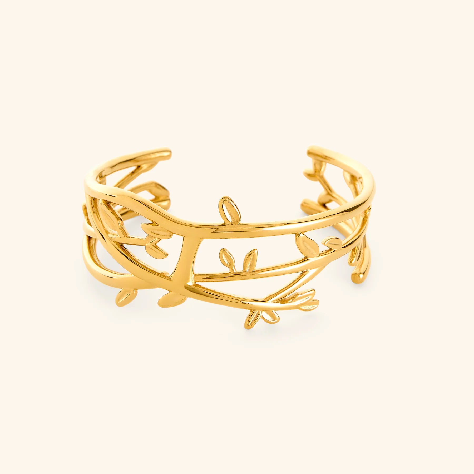 Imperfect Olive Branch Cuff