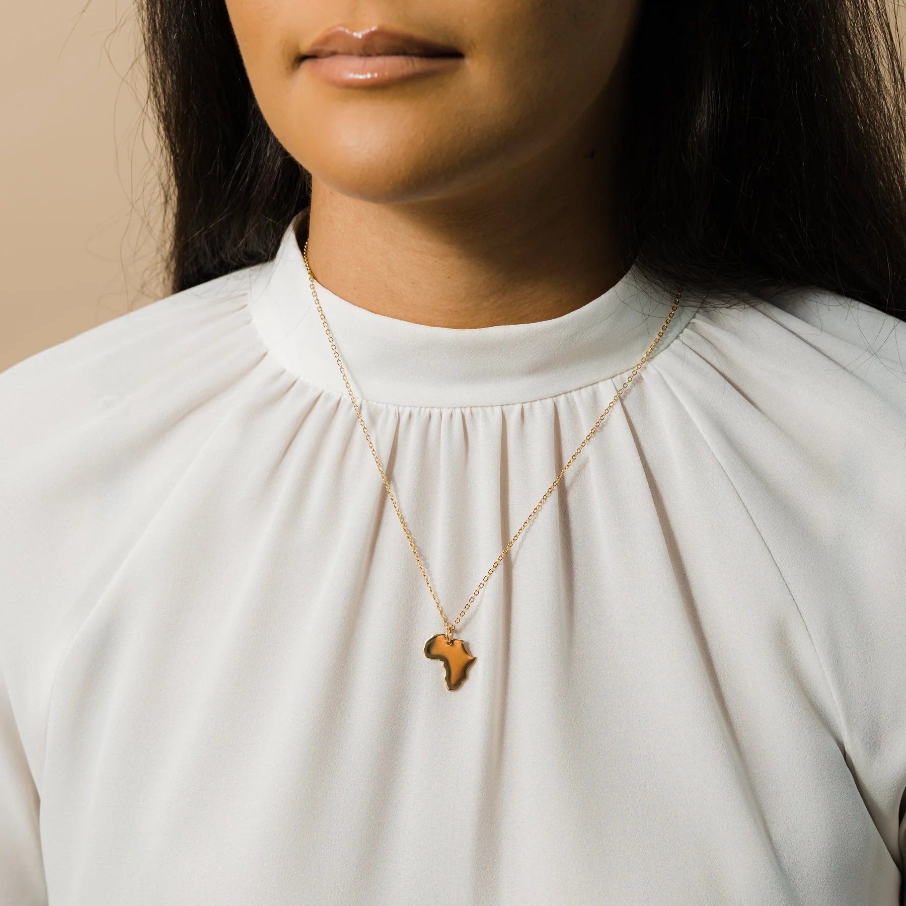 Country Map Necklace