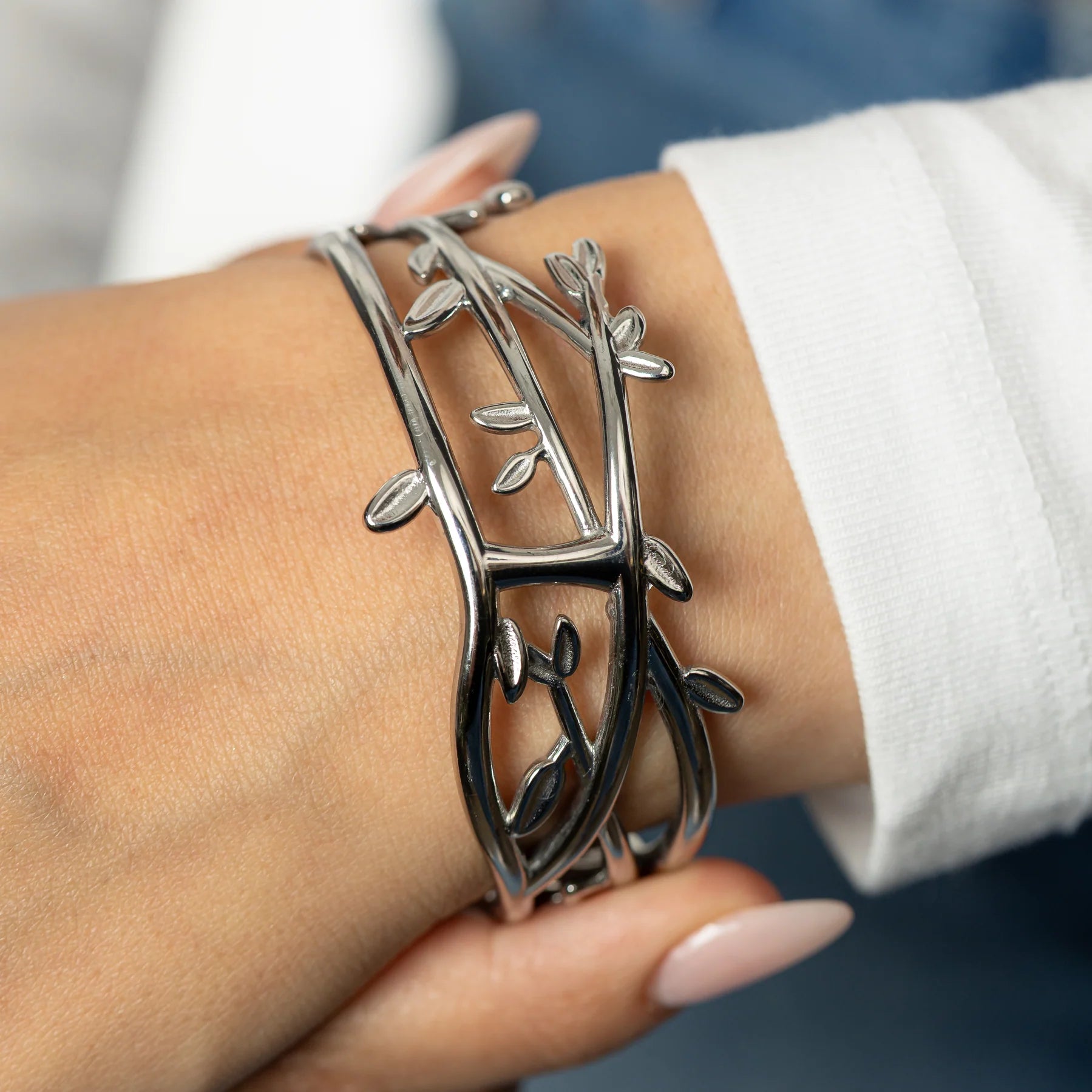 Imperfect Olive Branch Cuff